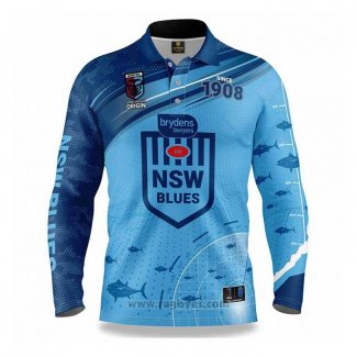 Camiseta NRL NSW Blues Rugby 2022 Fish Finder RU151-1216