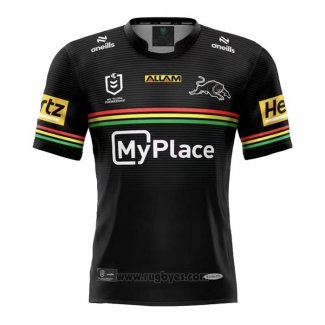 Camiseta Penrith Panthers Rugby 2024 Local Negro