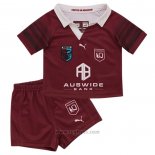 Camiseta Ninos Kit Queensland Maroons Rugby 2023 Rojo