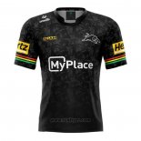 Camiseta Penrith Panthers Rugby 2024 Entrenamiento Negro