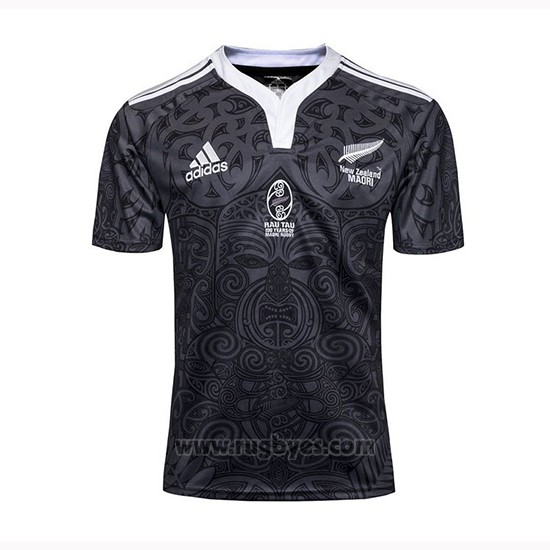 Arenoso Perfecto acerca de Camiseta Nueva Zelandia All Blacks Maori Rugby 100th Conmemorative