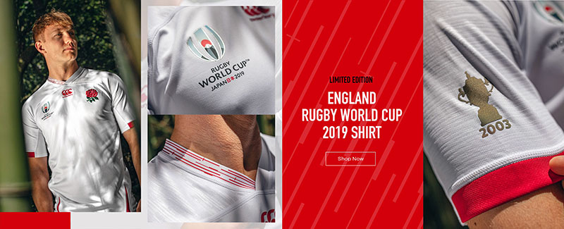 Camiseta rugby Inglaterra 2019 Local